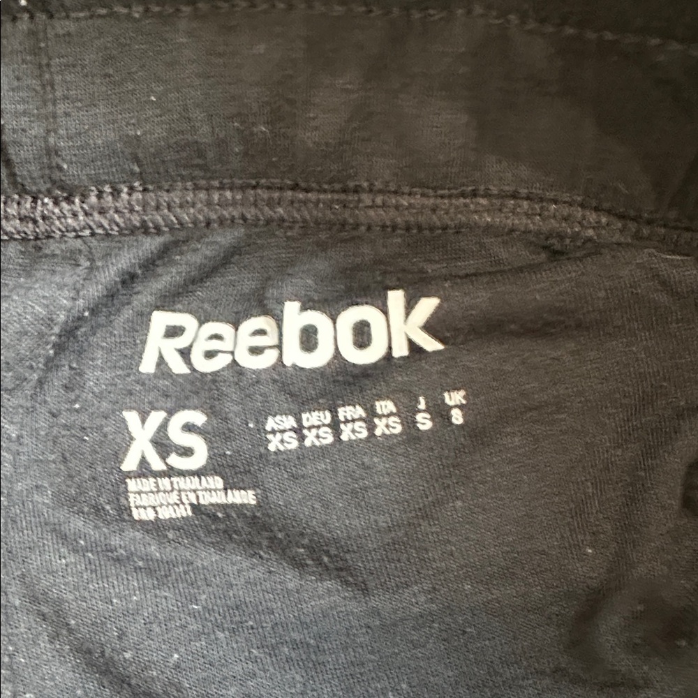 Reebok Black Athletic Wind & Water Resistant Pants - Picture 5 of 6